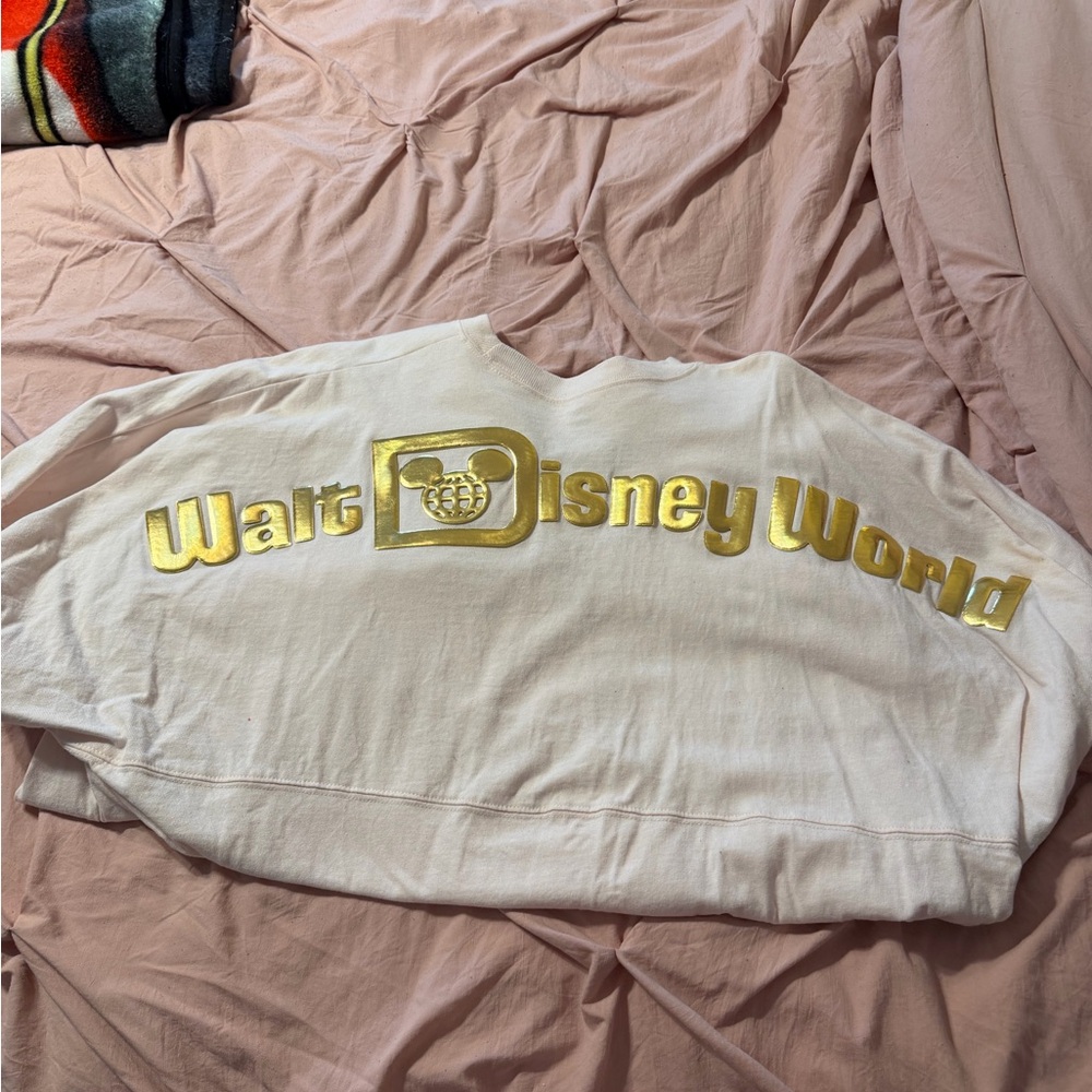 Disney World Women's rose gold and pink Jersey Top
